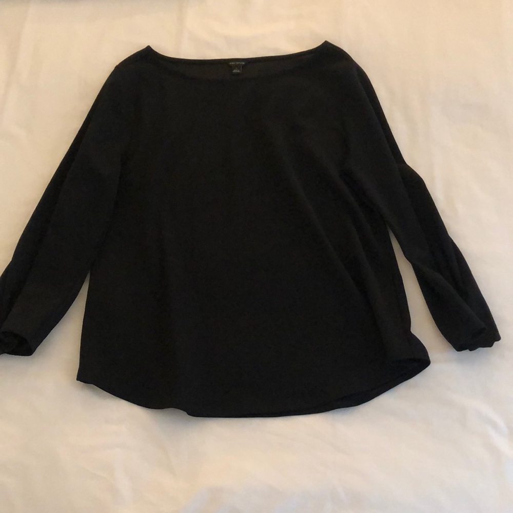 Ann Taylor black blouse